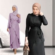 ELEA BRIDESMAIDS UNIFORM ELEGANT LUXURY PARTY DRESS | Modern BRIDESMAID DRESS, SATIN SILK, WUDHU FRI