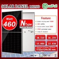 【Solar Panel 460W】 grade A black solar panel 18BB Generate 3kWh A Day