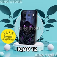 HP (KS12) Rubber Softcase for IQOO 12hp/ Skull Motif IQOO 12/case IQOO 12 2025 IQOO 12/case handphon
