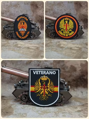 Ejército de Tierra tactical embroidery patches,exquisite and high-quality,used for clothing,back wit