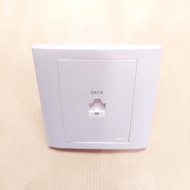 Hager WXET1RJ5 data outlet 1 module cat 5e