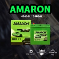 NS40 NS40ZL Battery AMARON Car Battery Myvi Battery Alza Battery Bateri Kereta NS40 Bateri Myvi Bate