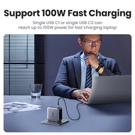 UGREEN 100W GaN Charger USB C Charger QC4.0 3.0 3C1A PD Fast Charger For iPhone Macbook Laptop Table