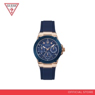 GUESS LADIES SPORT Rose Gold Tone Case Blue Dial Watch