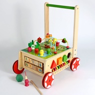 รถเข็นเด็กไม้ Multi-Function Baby Walker ป้องกันข้อเท้า O เยาวชน ของเล่นเด็ก อุปกรณ์เด็ก อุปกรณ์เด็ก