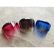 HELMET VISOR 2 TONE RED，BLACK，BLUE MHR/MS88/BKP88