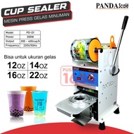 MESIN Cup Sealer 12oz 14oz 16oz 22oz, drink cup press, getra 22oz cup sealer