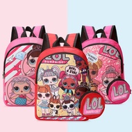 LoL surprise doll backpack kids toys cute cartoon schoolbag surprise Christmas birthday gift