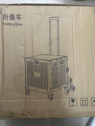 80L靜音爬梯輪摺疊購物車