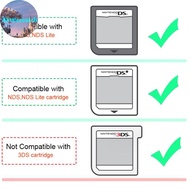 Alittlesearch 6 In 1 Portable 3DS Game Storage Case NDS Box 2DS Game Card Holderpatible With DS Lite