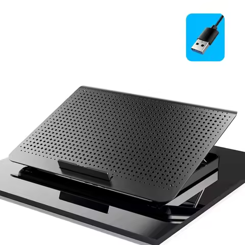 P82F Aluminum Laptop Cooling Pad Gaming Laptop Cooler Stand Adjustable Cooler