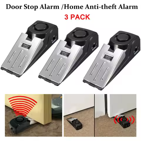 Portable Door Stopper Anti-theft Alarm Door Stop Anti-wolf Anti-theft Household Door Hotel Home Burg