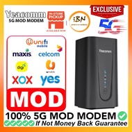 WIFI6 AX3600 5G MOD MODEM Modified By Pass Hotspot Yeacomm FOURFAITH NR330 Support all telco simcard