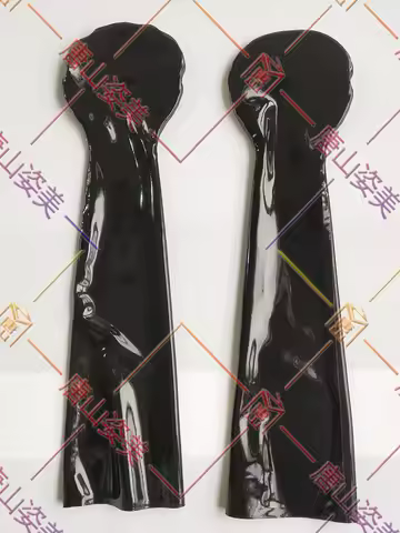 MEN LATEX LONG GLOVES NO FINGERS LATEX OPERA GLOVES CUSTOM MADE 0.4mm