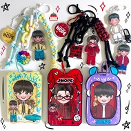 JHOPE PHOTOCARD HOLDER (HOTS) | BTS JHOPE GLITTER BAGCHARM & KEYCHAIN