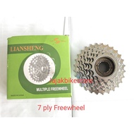 Bicycle Freewheel Threaded-Steel 6/7Speed Cassette Sprocket 14-28T Freewheel Gear Flywheel Bicycle M