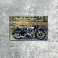 HIASAN DINDING Norton Motorcycle Classic Wall Decoration Poster
