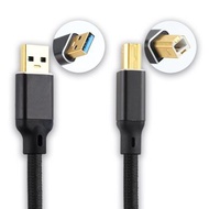 單晶銅鍍銀 USB DAC 解碼線A轉B【川木】音訊線 DAC【M200】