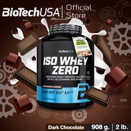 Biotech USA Iso Whey Zero Dark chocolate Flavor (ไอโซเวย์ โปรตีนเวย์ไอโซเลท รสดาร์กช็อคโกแลต)
