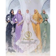 Glamora Syar'i Vol 4 Beautiful Luxurious Gamis Premium DesignELEGAN with Exclusive Floral Motif
