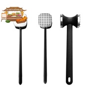 Ca> Steak Hammer Mallet Double-Sided Zinc Alloy Meat Tenderizer Meat Pounder Maximizes Food Flavor M