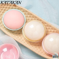 KATAKAN Wedding Party Cake Box, Transparent DIY Round Plastic Moon Cake Box, Fashion Small Round Hem