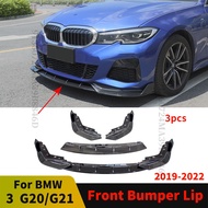 Front Bumper Lip Chin Diffuser Modified Facelift Kit For New BMW G20 G21 G28 3 Series 2019 2020 2021