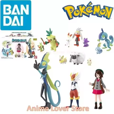 Bandai Original Scale World POKEMON Galar Region Gloria Cinderace Scorbunny Thwackey Inteleon Anime 