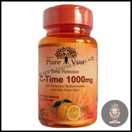 Pure Vita Vitamin C Time Release 1000mg 1000 mg (30 Tablets)