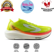 HIJAU 910 Nineten Men's running shoes - Haze fuzz lite green orange yellow