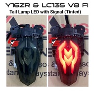 Flashmotor LC135 V8 Fi LED Pilot Light Mata Gaban with Signal & Tail lamp Led Viss