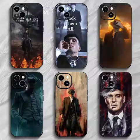 P-Peaky B-Blinders Movie Phone Case Black Matte Thin Phone Case For iPhone17 16 15 14 13 ProMax