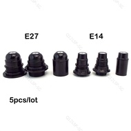 5pcs AC 220v E27 E14 half full tooth Screw light Table Lamp Base socket Plug Replacement Bulb Holder