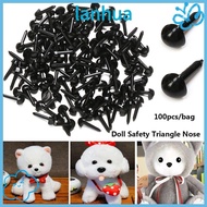 LANHUA 100pcs/bag Safety Triangle Noses DIY Doll Animals Plastic Mini 4.5X5.5MM