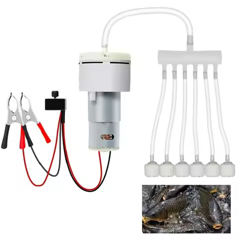 12V Mini Air Pump Aquarium Aquarium Pump Water Oxygen Pumo Motor Adjustable PWM Volume Fishing Aquar