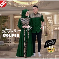 Baju Couple Batik Pasangan Suami Istri Pesta Kondangan Remaja Muslim Undangan Lamaran Kekinian Model