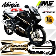 Sticker Striping Variasi Motif Ori Ninja Rr 150 Old 2008 Gen 1 Hitam - Ninja Rr Old Gen 2 - Ninja Rr
