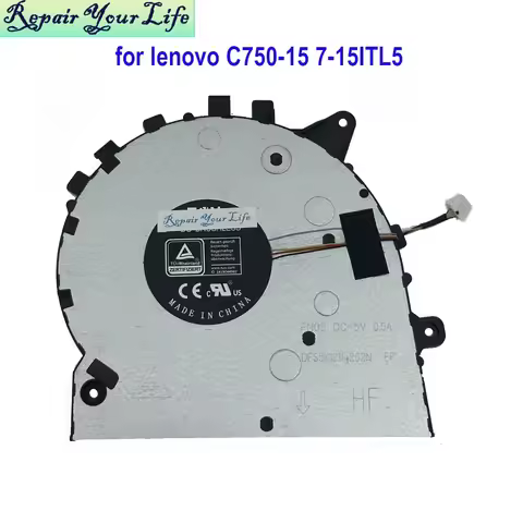 Laptop CPU Cooling Fan For Lenovo Yoga 7-15ITL5 82BJ C750-15 Notebook Cooler Radiator Fans 5H40S2014
