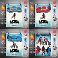Akira Nakai san poster sticker & RWB 993 Porsche 911 Sticker Classic Retro Home Decor Poster Stic