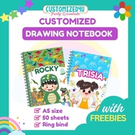 Customized Drawing Notebook Note Pad Sketchbook Drawing Pad For Kids Kinder Preschool Nursery