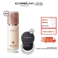 Carslan Foundation Combo 4.0 Dry Skin Moisturizing Thin Light 30g & Mini Powder Long Lasting Foundat