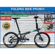 CHEAPEST FOLDING BIKE 20" RALEIGH RACE SHIMANO DEORE 11SPEED HYDRAULIC BRAKE