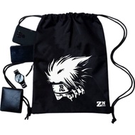 Tas Serut Tas Olahraga String Bag Gym Putsal Tas Serut Pria Wanita Tas Fungsional Serbaguna Murah