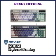Rexus K98M/ /K98-M Wired Gaming keyboard Battlefire Cream White