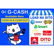 GCASH WITH LOADING SIGN PVC TYPE OR PLASTIC LAMINATED 250GSM
