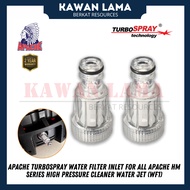 APACHE TurboSpray Water Filter Inlet For all APACHE HM Series High Pressure Cleaner Water Jet (WF1)