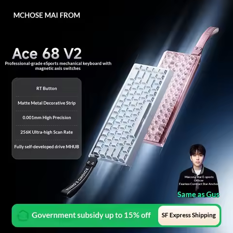 MCHOSE Ace 68 V2 Magnetic Switch Mechanical Keyboard 60Pro for Professional Gaming & Esports
