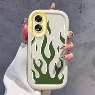 Case For OPPO A18 A38 Small Grass Phone Shockproof Silicone