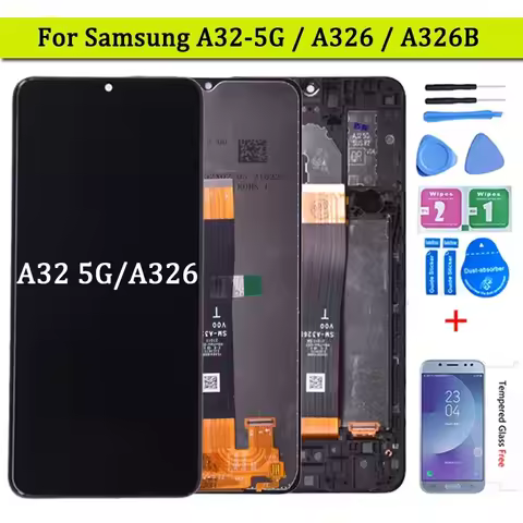6.5' LCD For Samsung A32 5G A326 LCD With Frame Touch Screen Digitizer LCD For Samsung SM-A326B A326