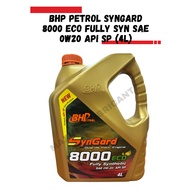 BHP SYNGARD 8000 ECO FULLY SYN SAE 0W20 API SP (4L) + FREE JERSEY